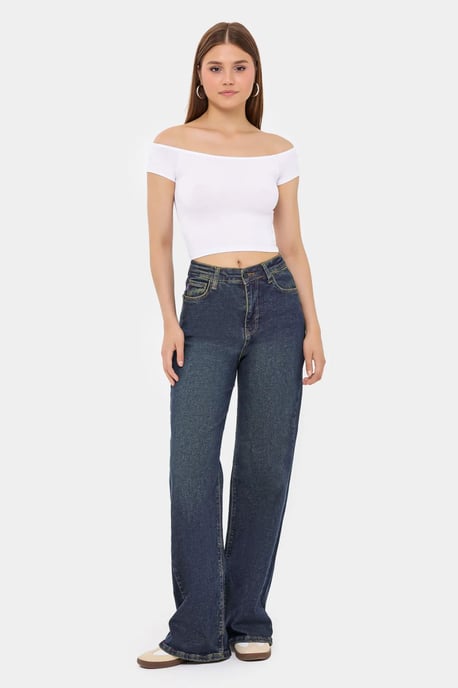 Schulterfreies Crop Top - Image 2