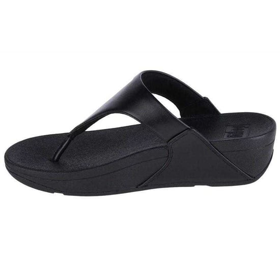 FitFlop - "Lulu" Flipflops für Damen, Leder (Schwarz) - Image 2