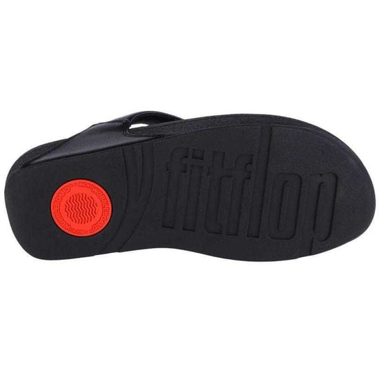 FitFlop - "Lulu" Flipflops für Damen, Leder (Schwarz) - Image 4