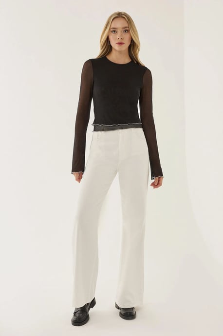 Halbtransparente Bluse - Image 2