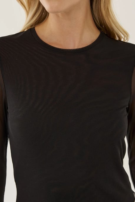 Halbtransparente Bluse - Image 5