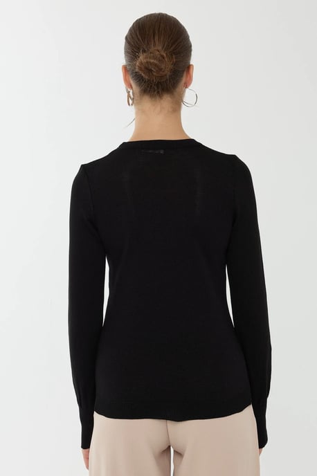 Schlankes Fit Rundhals-Viskose-Top - Image 5