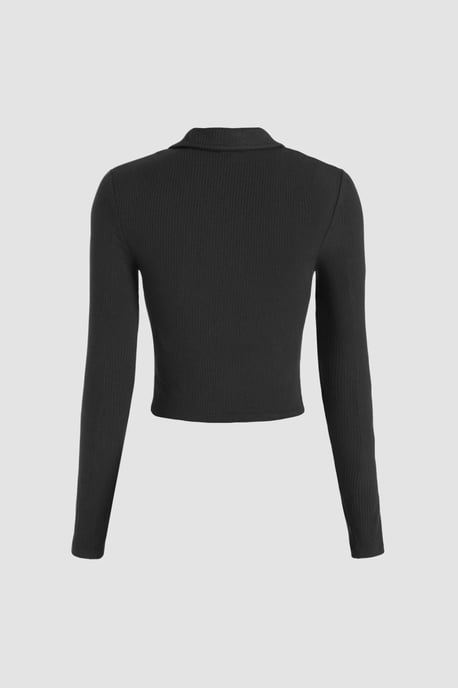 V-Ausschnitt Basic Top - Image 2