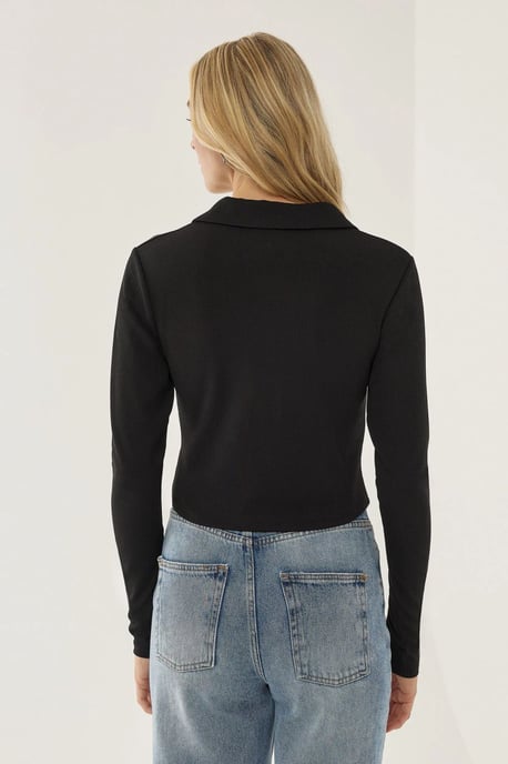 V-Ausschnitt Basic Top - Image 6