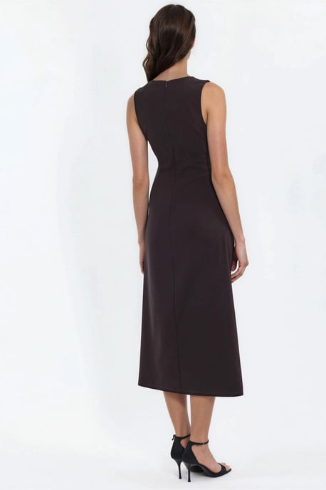 Ärmelloses Bengaline Midi-Kleid - Image 3