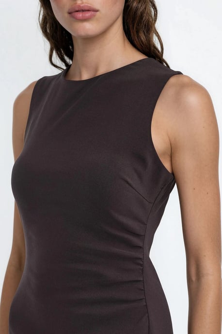 Ärmelloses Bengaline Midi-Kleid - Image 6