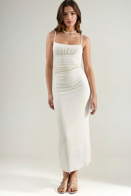 Rustikales Midi-Kleid - Image 1