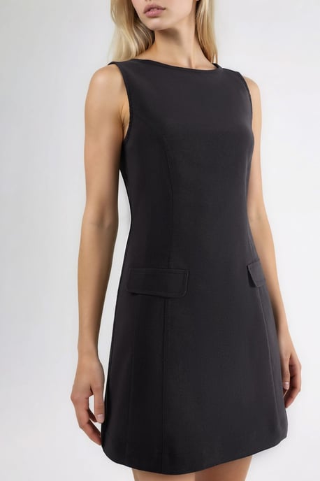 Mini-Bengalin-Kleid mit Taschendetails - Image 6