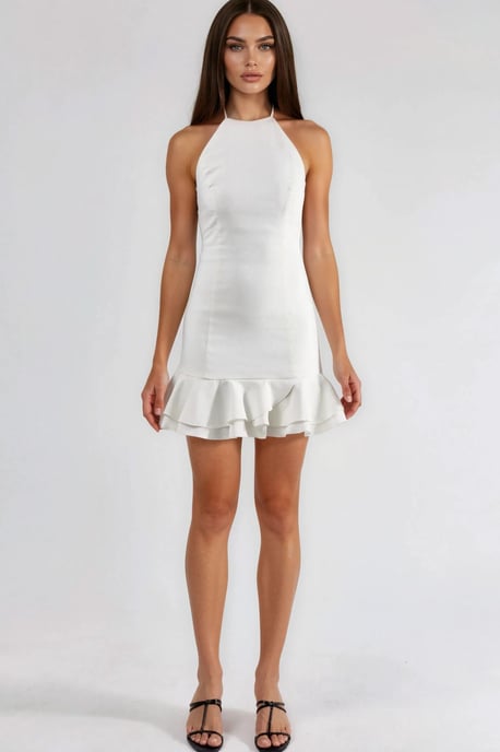 Rüschenshirt A-Linien Bengalin Kleid - Image 6
