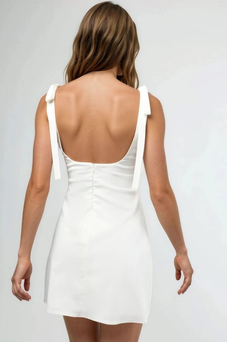 Bengalin Mini-Kleid mit Schleifen - Image 2