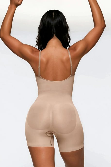 Premium Nahtloses Extra Festes Oberschenkel-Bodysuit Shapewear - Image 2