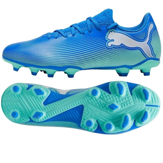Puma - Herren Fußball-Stiefel "Future 7 Play FG/AG" (Blau) - Image 3