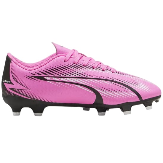 Puma - Kinder Fußballschuhe mit festem Boden "Ultra Play" (Pink/Schwarz/Weiß) - Image 1