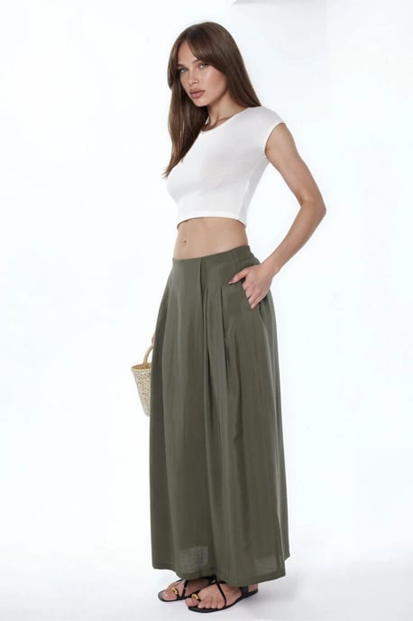 Modal Touch Weite Palazzo-Hose - Image 4