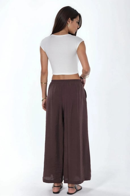 Modal Touch Weite Palazzo-Hose - Image 3