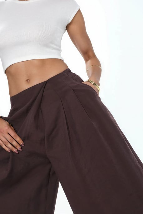 Modal Touch Weite Palazzo-Hose - Image 6