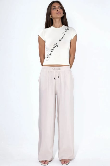 Elastische Taillierten Gerade Leg Modal Touch Hose - Image 4