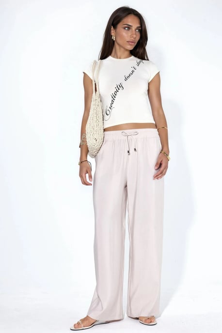 Elastische Taillierten Gerade Leg Modal Touch Hose - Image 5