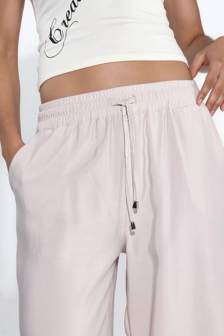 Elastische Taillierten Gerade Leg Modal Touch Hose - Image 6