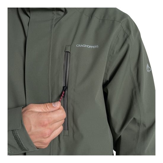 Craghoppers - "Lorton II" Jacke, wasserfest für Herren (Dunkler Salbei) - Image 3