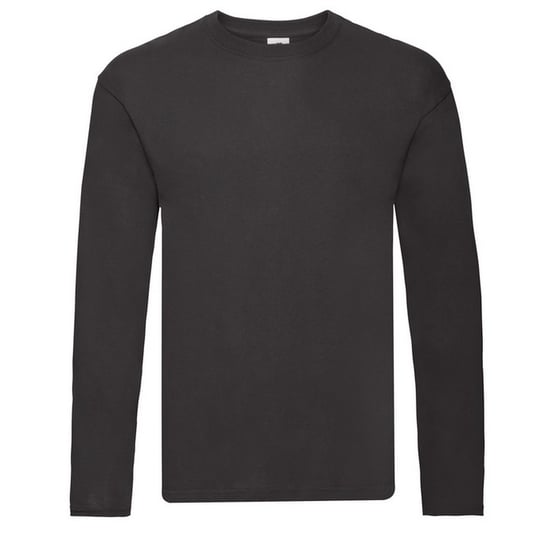 Fruit of the Loom - "Original" T-Shirt für Herren Langärmlig (Schwarz) - Image 1