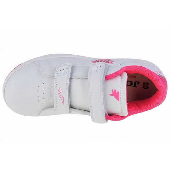 Joma - Kinder Sneaker "W Play", Leder (Weiß/Pink) - Image 3
