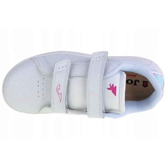 Joma - Kinder Sneaker "W Play", Leder (Weiß/Veilchen) - Image 3