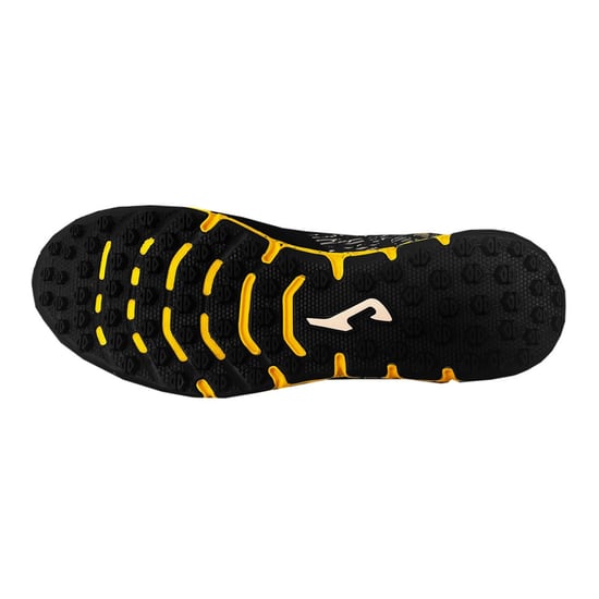 Joma - Herren Schuhe "Mundial", Leder (Schwarz/Gelb) - Image 4
