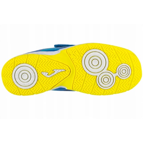 Joma - Kinder Hallenfußballschuhe "Super Copa" (Blau/Gelb) - Image 4