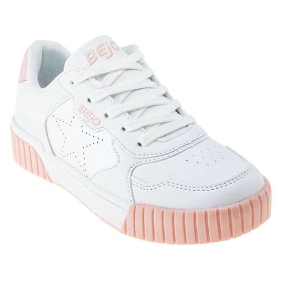 Bejo - Mädchen Sneaker "Bates" (Weiß/Pink/Gelb) - Image 3