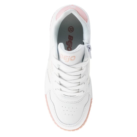 Bejo - Mädchen Sneaker "Bates" (Weiß/Pink/Gelb) - Image 4