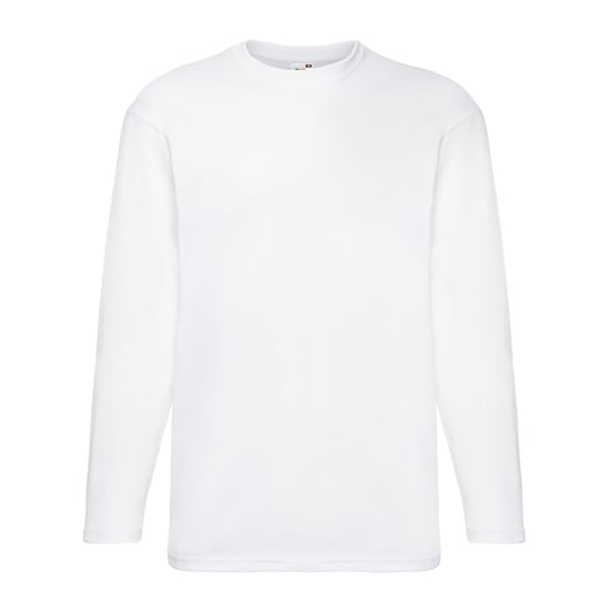 Fruit of the Loom - "Valueweight" T-Shirt für Herren Langärmlig (Weiß) - Image 1