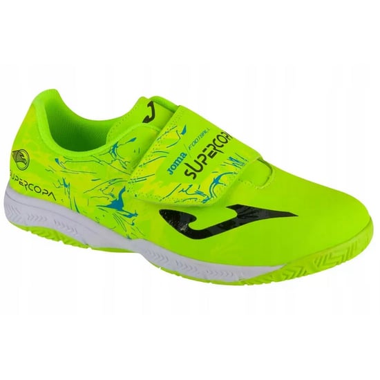 Joma - Kinder Hallenfußballschuhe "Super Copa" (Neon-Grün) - Image 1