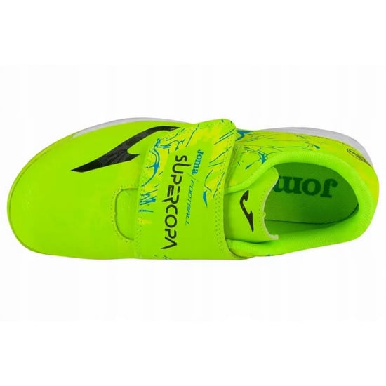 Joma - Kinder Hallenfußballschuhe "Super Copa" (Neon-Grün) - Image 3
