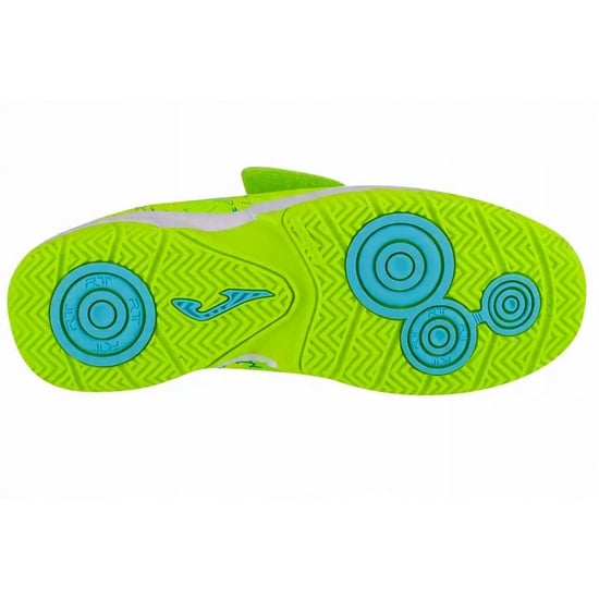 Joma - Kinder Hallenfußballschuhe "Super Copa" (Neon-Grün) - Image 4