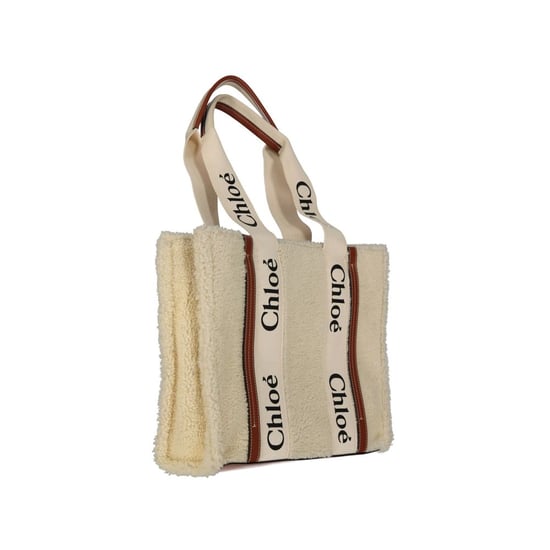 Chloé Woody Tote Tasche aus Lammfell - Image 3