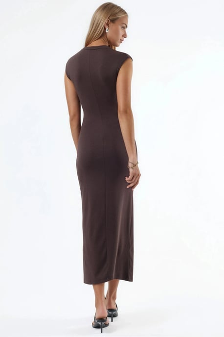 Midi-Kleid mit Bindungsdetails - Image 3