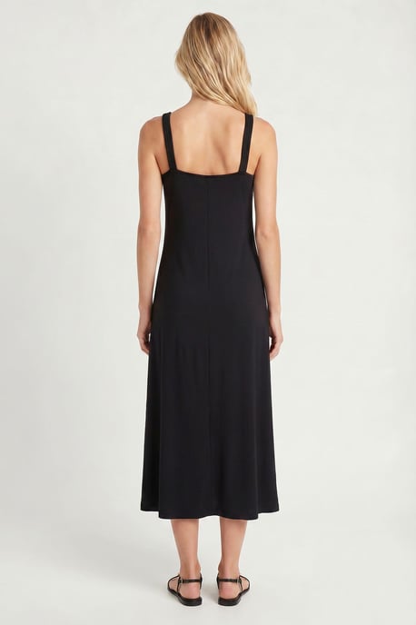 Ärmelloses A-Linien-Midikleid mit U-Ausschnitt - Image 4