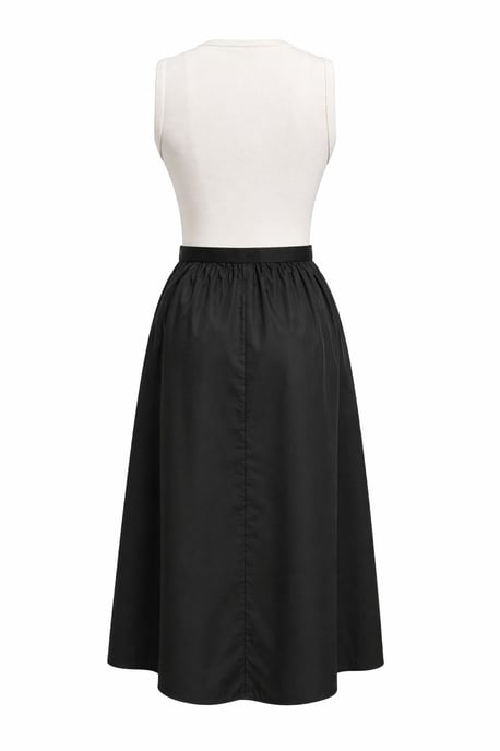 A-Linien-Midikleid mit Gürtel - Image 3