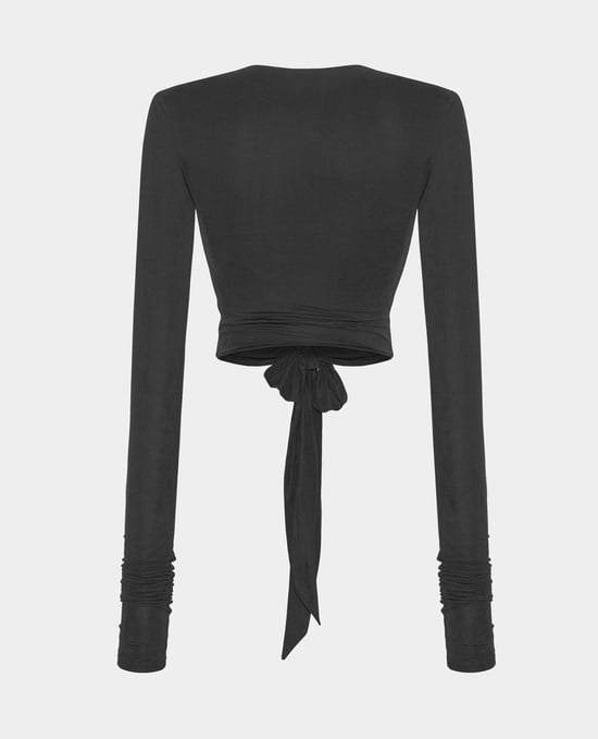 BENU Cupro-Bluse mit Bindeband - Image 4