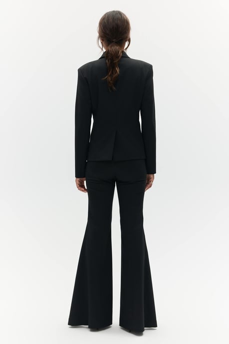 BENU Damen Schwarzer Zweireihiger Blazer - Image 2