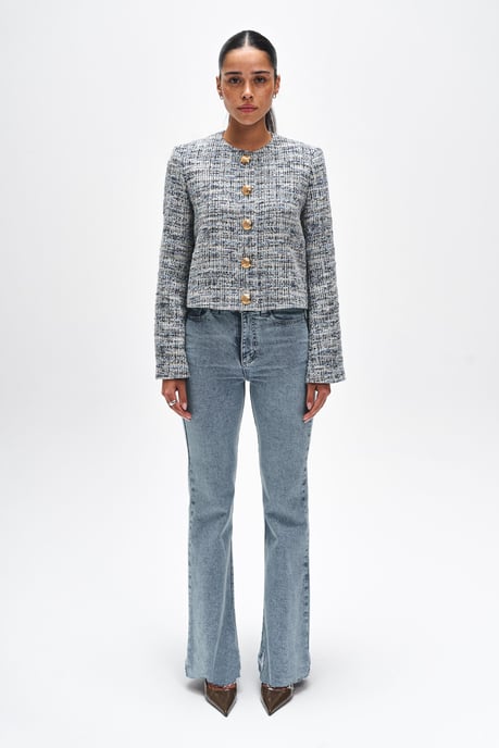 BENU Damen Blauer Blazer mit Goldknöpfen - Image 1
