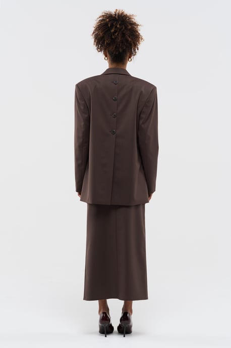 BENU Damen Oversize Blazer mit Knöpfen - Image 4