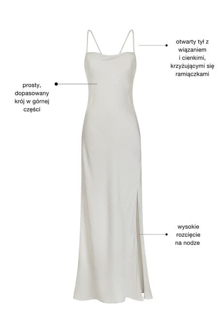 BENU Weißes rückenfreies Kleid - Image 5