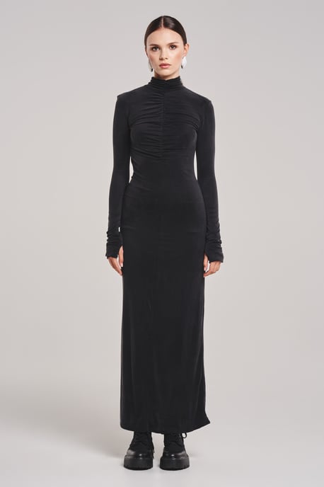 BENU Langes Cupro-Kleid - Image 1