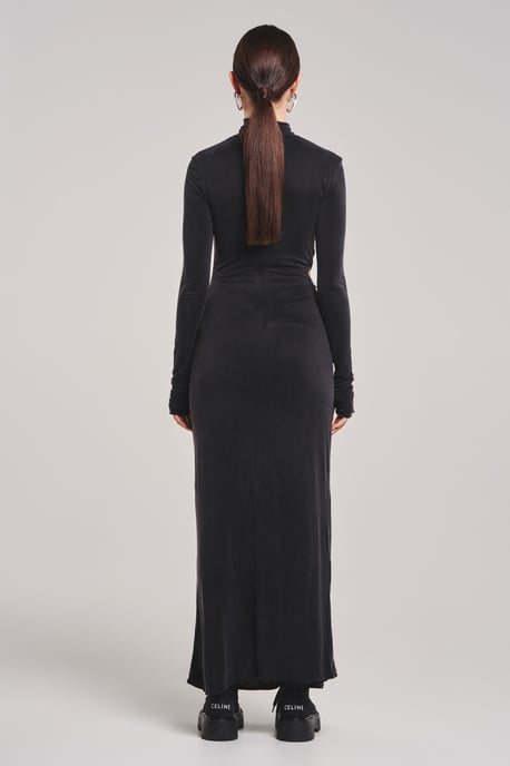 BENU Langes Cupro-Kleid - Image 2