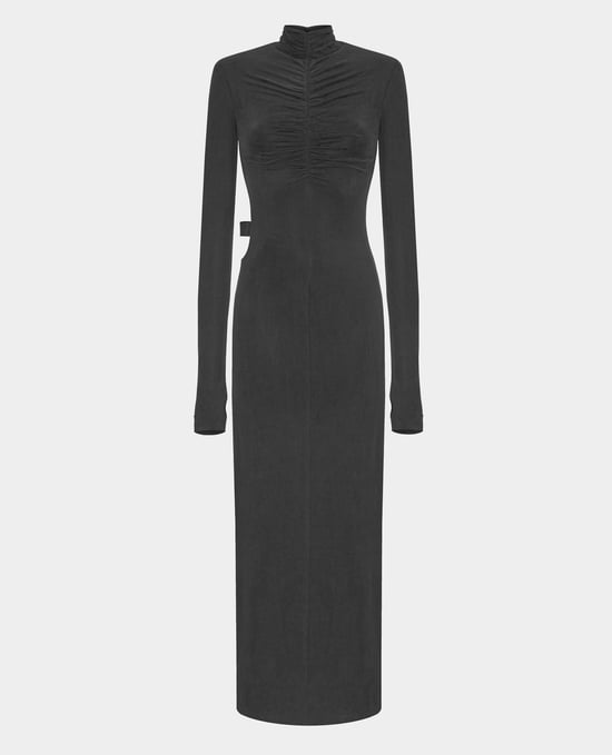 BENU Langes Cupro-Kleid - Image 4