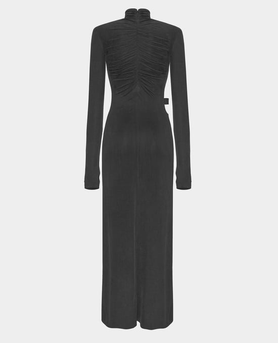 BENU Langes Cupro-Kleid - Image 5
