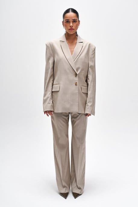 BENU Damen Elegante Beige Hose - Image 1