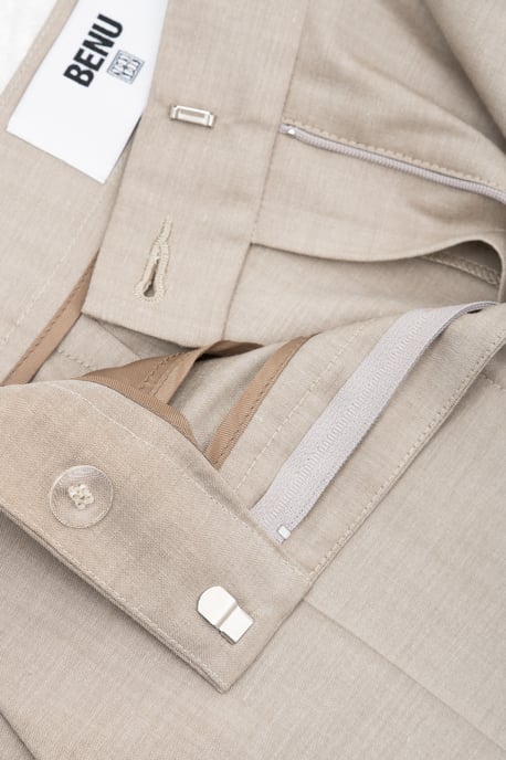 BENU Damen Elegante Beige Hose - Image 6